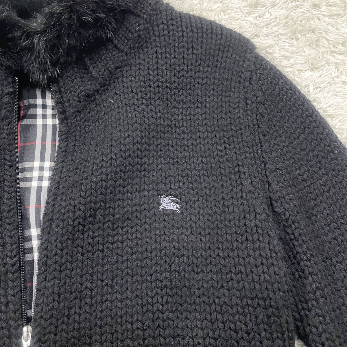 BURBERRY BLACK LABEL バーバリーブラックレーベル 肉厚 ニット