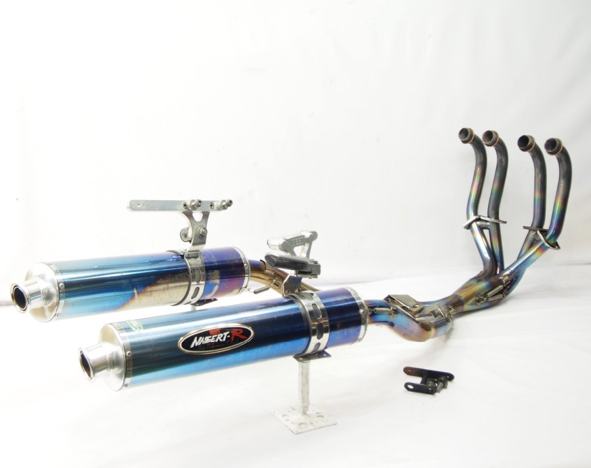 ZZR400 ZX400N BEET ナサートR T2 マフラー フルエキ 2本出し チタン