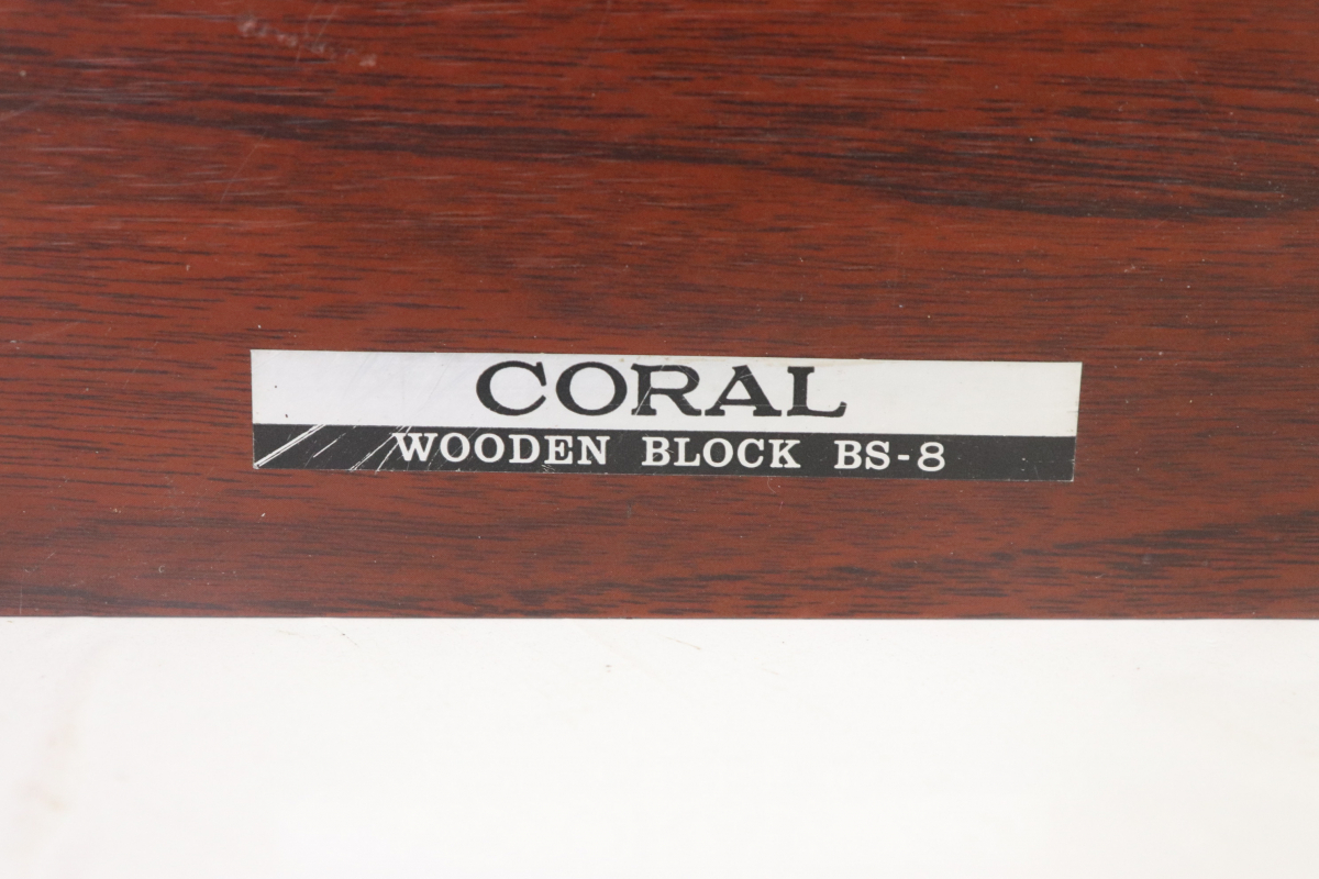 CORAL コーラル BS-8 ウッドブロック スピーカースタンド 4個セット