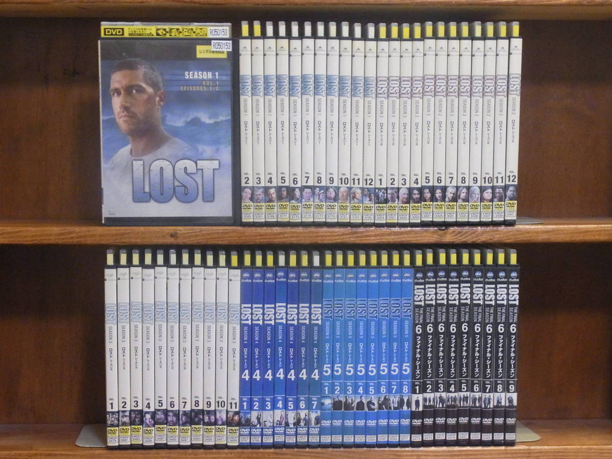F] LOST ロスト 全59巻（シーズン1～6/ファイナル） ☆中古レンタル版