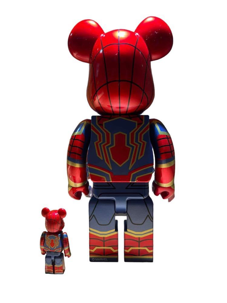 BE@RBRICK IRON SPIDER Iron 100% Spider MEDICOM - TOY 100％ &amp