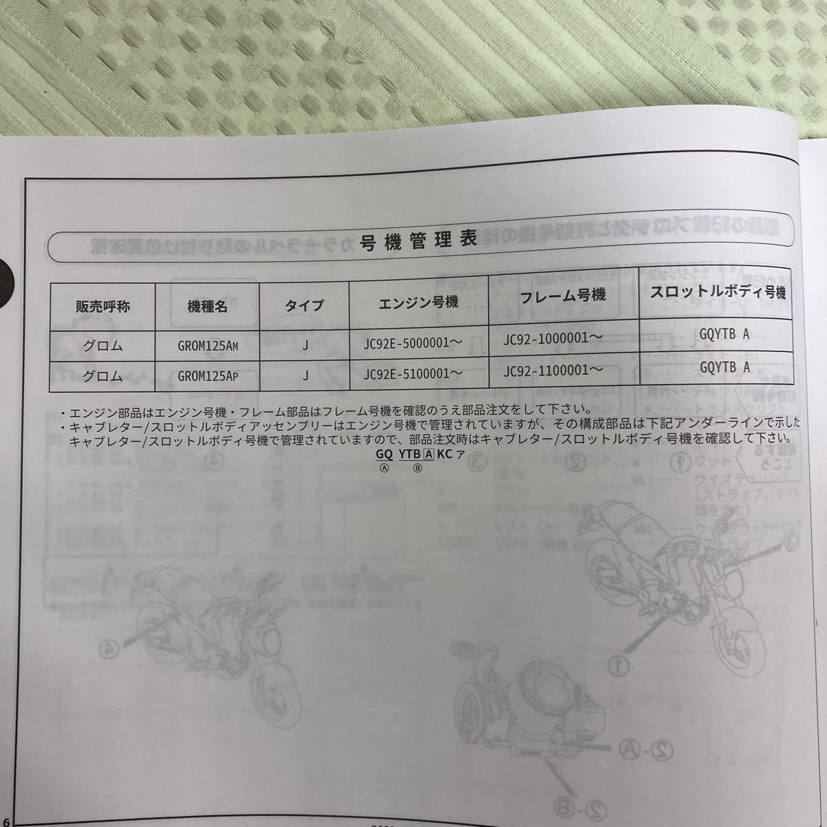 グロム ホンダ パーツリスト JC92 パーツカタログ サービスマニュアル MSX125A-M GROM 2版 - メルカリ カタログ&frasl;マニュアル ［2BJ-jc92］ 専用 1版 グロム125&frasl;GROM125&frasl;MSX125A&frasl;ABS