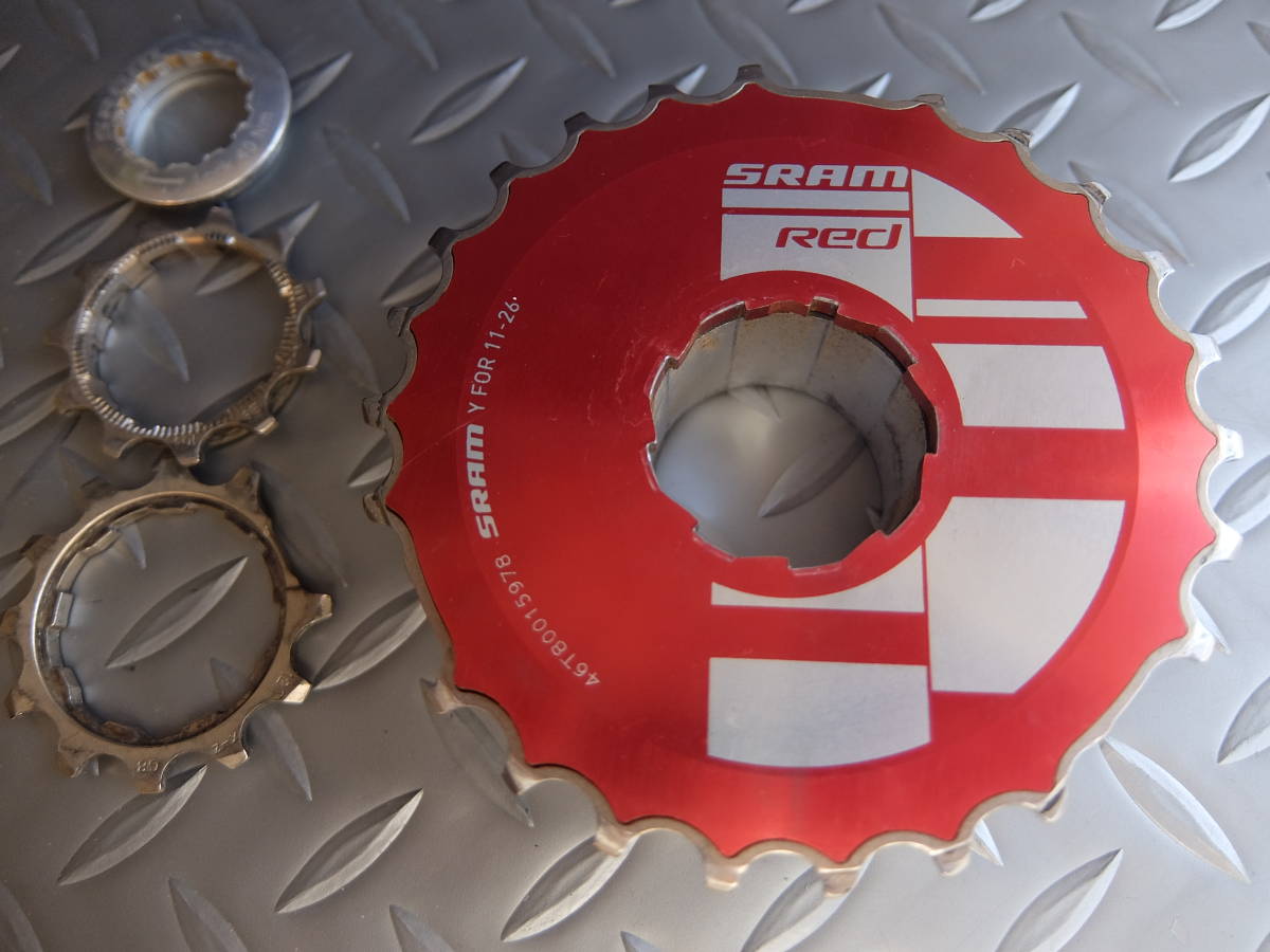 SRAM製スプロケット red 10段 11-26T（中古品） SRAM RED スプロケット