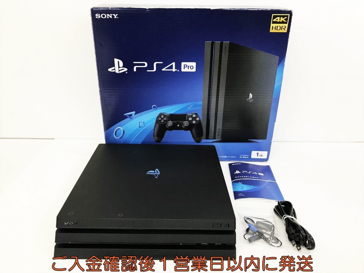 ps4 pro 1TB 中古　CUH-7200B ブラック 1TB 1円PS4Pro ブラック 本体⁄外箱 PS4 CUH-7000B 【1円】PS4Pro 本体/