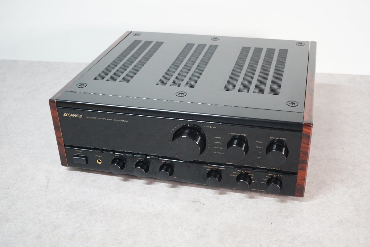 QS][G721617S] SANSUI サンスイ 山水 AU-α907DR プリメインアンプ