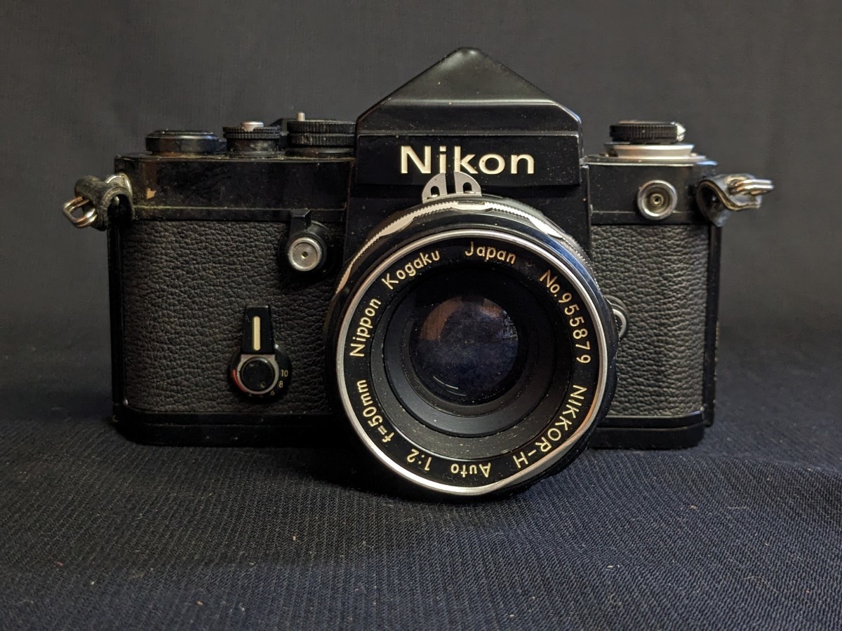 ジャンク Nikon ニコン 一眼レフ フィルムカメラ FE NIKKOR 50mm