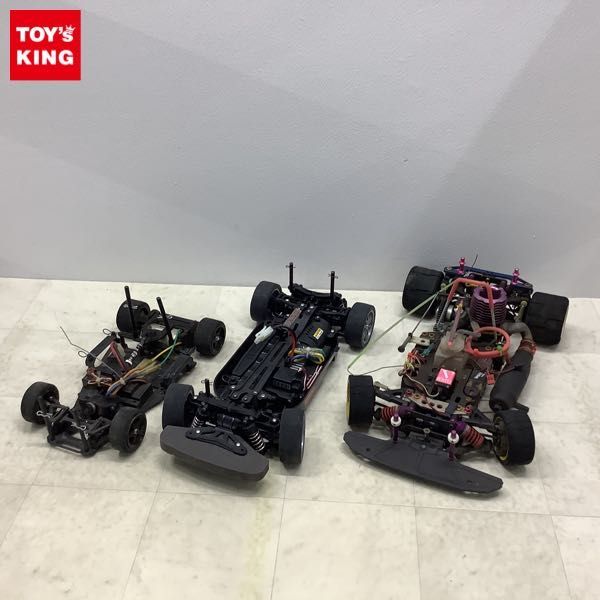 1円〜 訳あり ジャンク RC ラジコンカー タイヤ、タミヤ TTU-08 受信機