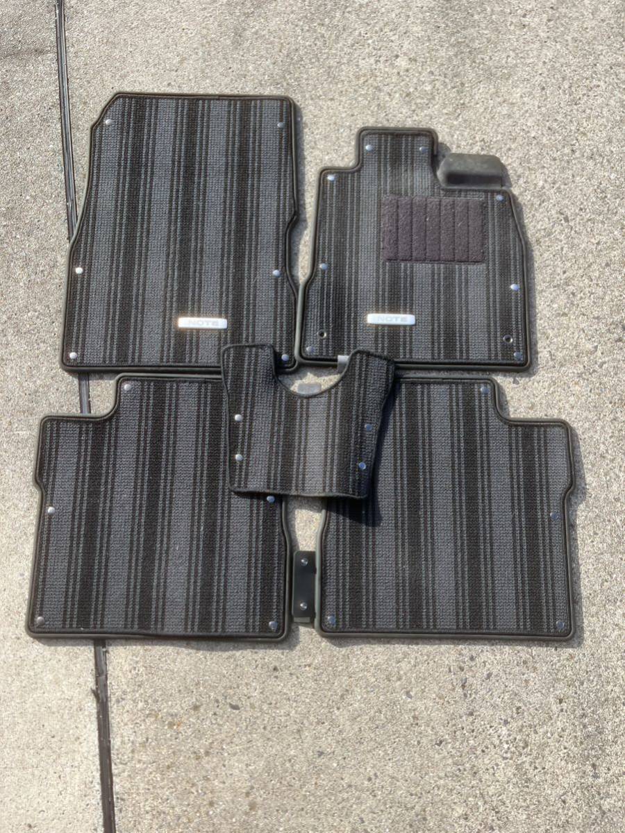 日産 E12 ノート 純正フロアマット フロアマット 5枚セット