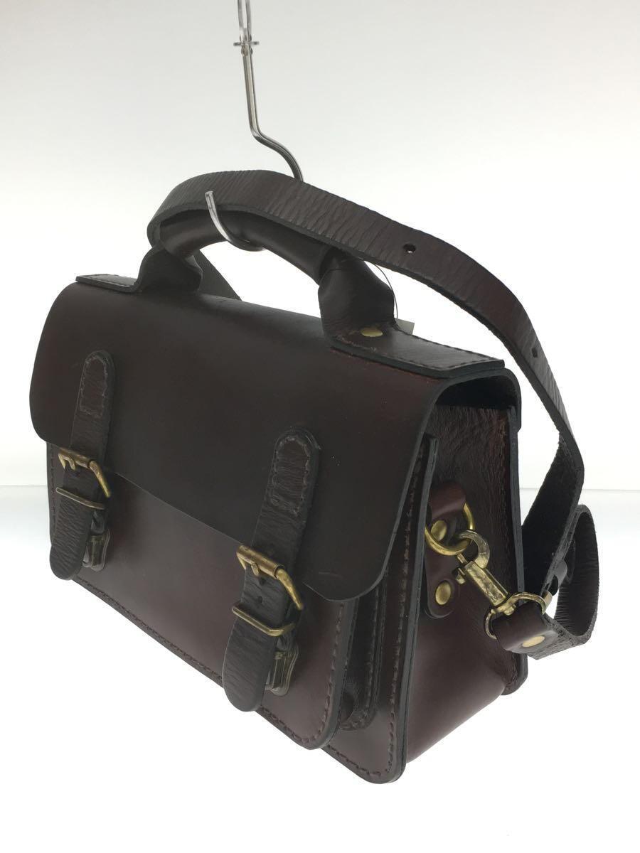 HERZ◆ショルダーバッグ/レザー/ブラウン/ヘルツ/2WAY