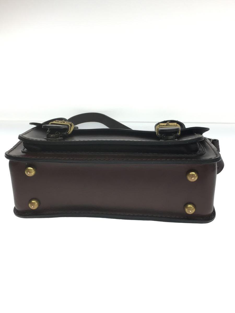 HERZ◆ショルダーバッグ/レザー/ブラウン/ヘルツ/2WAY