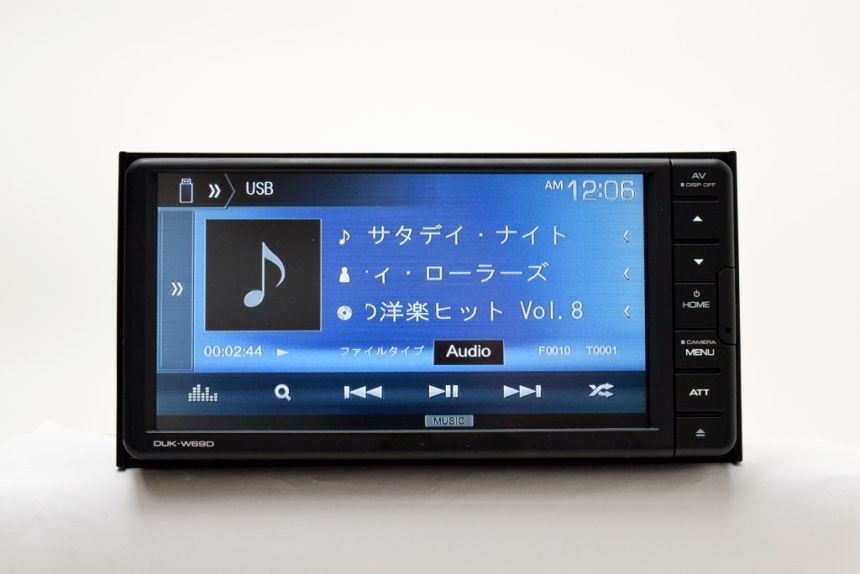 ☆美品 ダイハツ純正 ディスプレーオーディオ DUK-W69D 08607-K9003 ケンウッド 2022年製 ディスプレイオーディオ DUK-W69D ダイハツ純正 みんカラ 美品ダイハツ ケンウッド