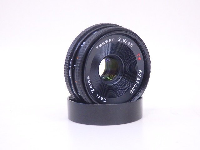 CONTAX/コンタックス パンケーキレンズ Carl Zeiss Tessar 45mm F2.8 T