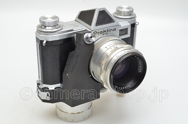 KW Praktina FX with Spring Motor C.Z. Jena Biotar 2/58 Praktina FX