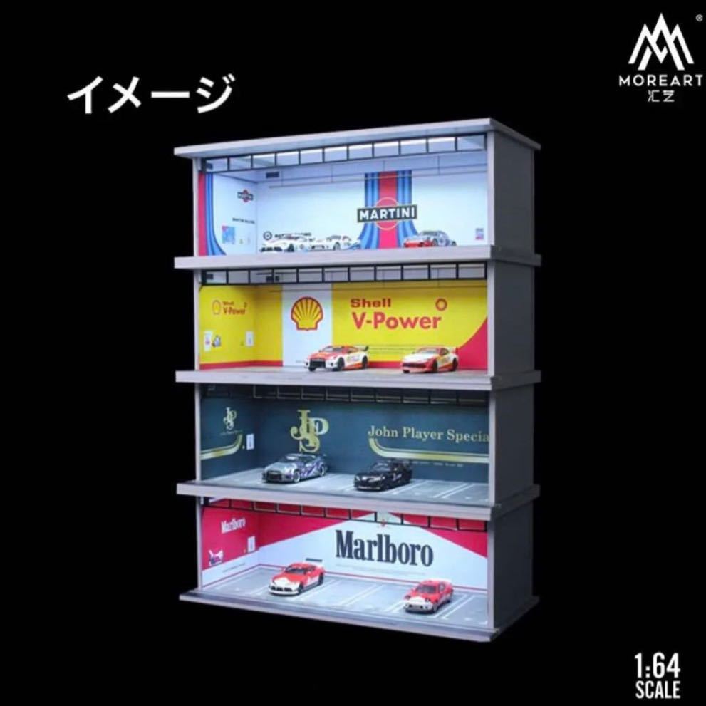 1/64 ガレージ モンスターエナジー 仕様 moreart 模型 ジオラマ トミカ