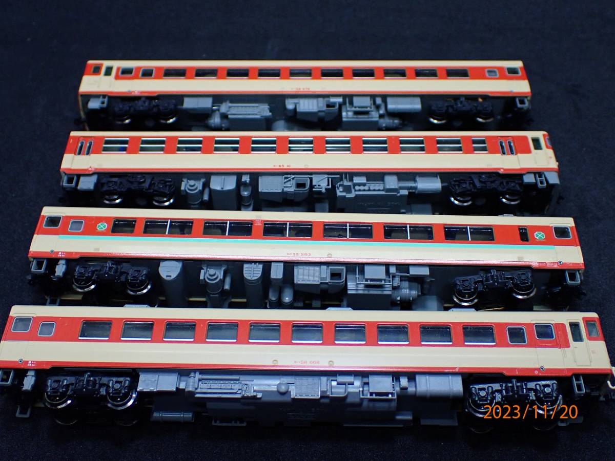 【人気定番，本物保証】 KATO キハ58＋キハ65＋キロ28＋キハ58 M(ディーゼルカー)｜売買されたオークション情報、yahooの商品情報をアーカイブ公開 - オークファン ディーゼルカー