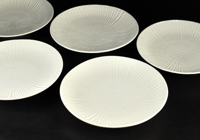 数量限定，豊富な 蔵c9823a2 白磁 大皿 十寸皿 五客 約31ｃｍ(その他)｜売買されたオークション情報、yahooの商品情報をアーカイブ公開 - オークファン 陶磁一般