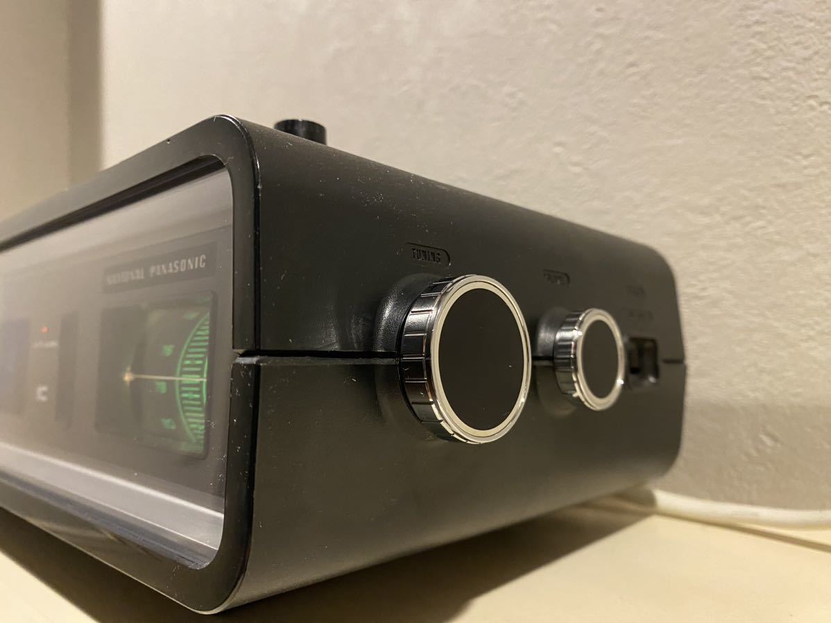 National Panasonic ラジオ付きパタパタ時計 RC-707S クロックラジオ