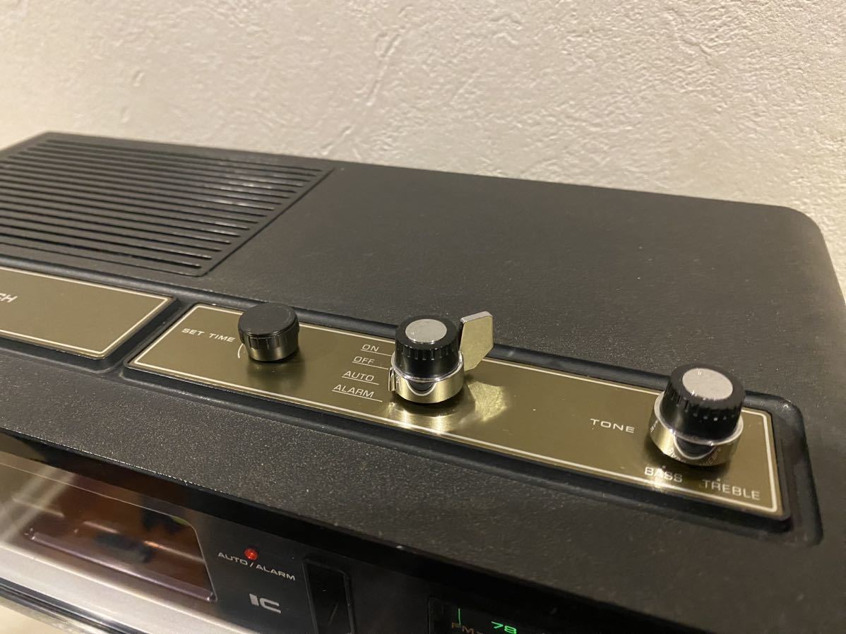 National Panasonic ラジオ付きパタパタ時計 RC-707S クロックラジオ