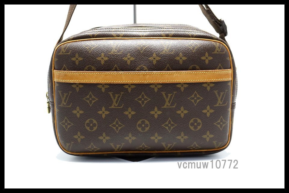 希少美中古■LOUIS VUITTON モノグラム リポーターPM レザー ショルダーバッグ ルイヴィトン■1116nr147-6D
