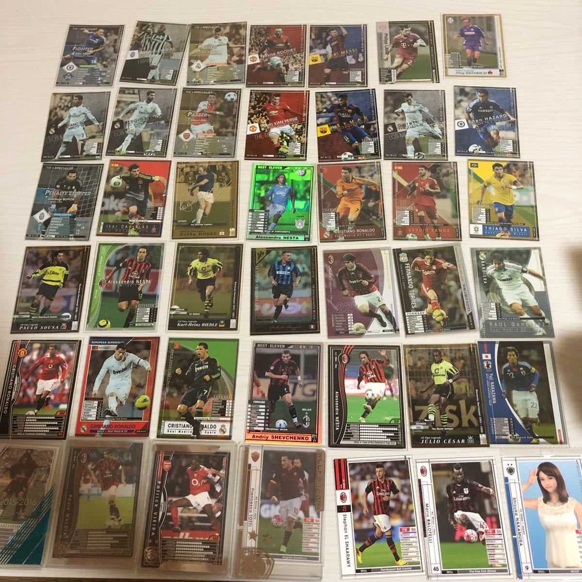 WCCF サッカー カード まとめ売り ロナウド メッシ イニエスタ カカ 