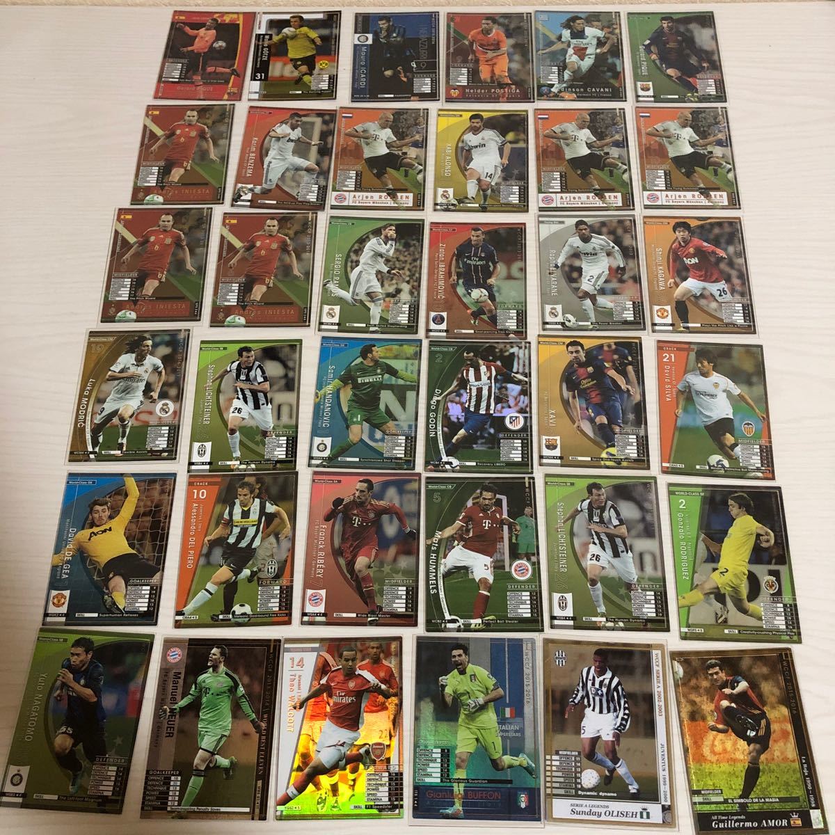 WCCF サッカー カード まとめ売り ロナウド メッシ イニエスタ カカ 