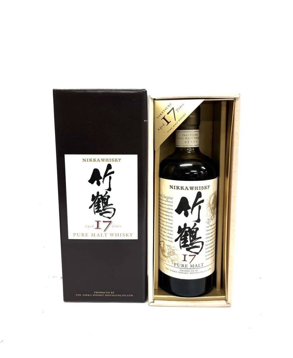 未開封 NIKKA ニッカ 竹鶴 17年 ピュアモルト ウイスキー 700ml 43
