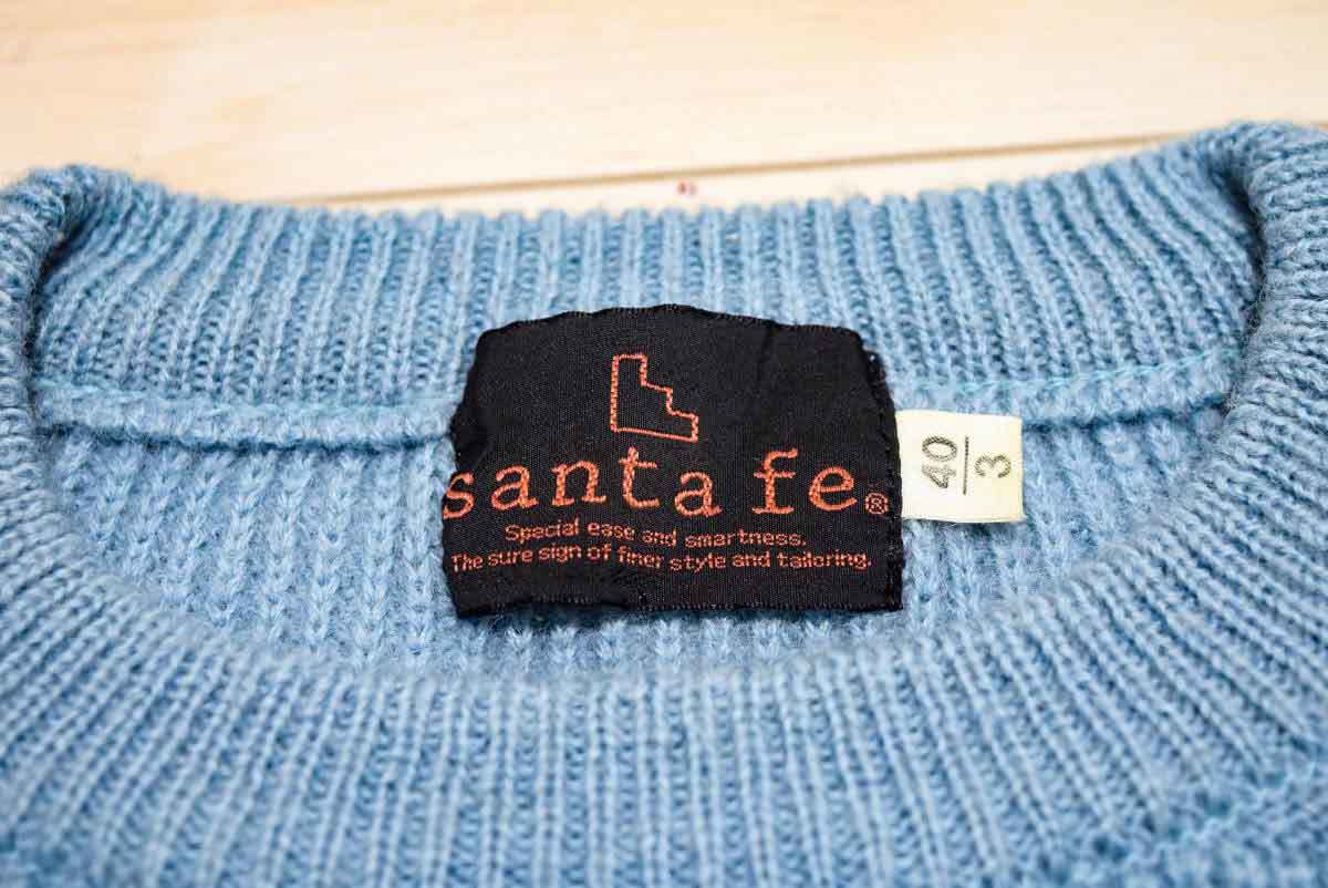 santa fe サンタフェ ウール 肉厚 ニット セーター XL 冬 (H00112113 