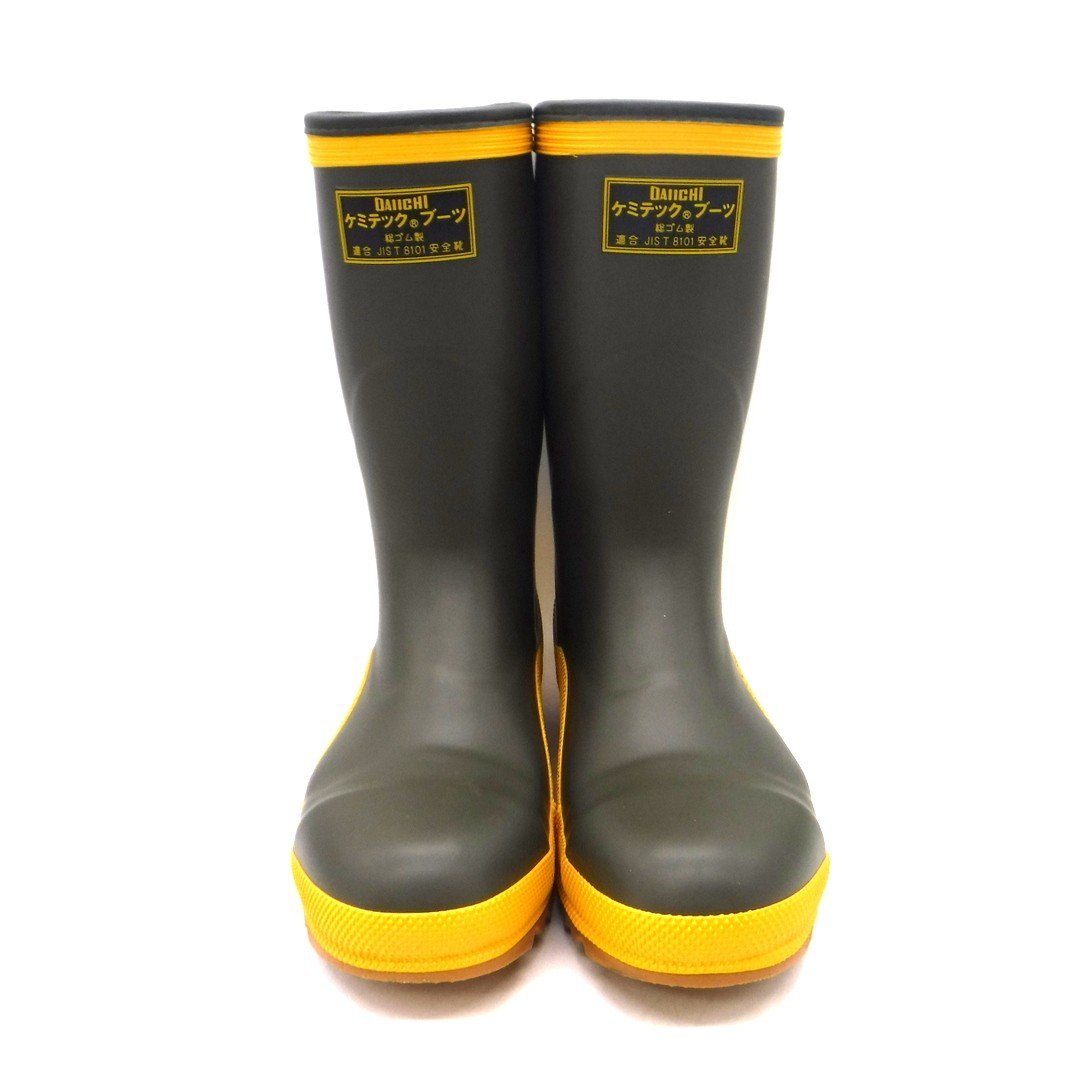 アゼアス 化学防護長靴 ケミテックブーツ 未使用 27cm 第一ゴム 安全靴 JIS 長靴 作業靴 DAIICHI △ DW999-2