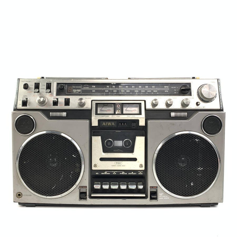 定番人気，HOT AIWA アイワ CS-80 ラジカセ◇現状品