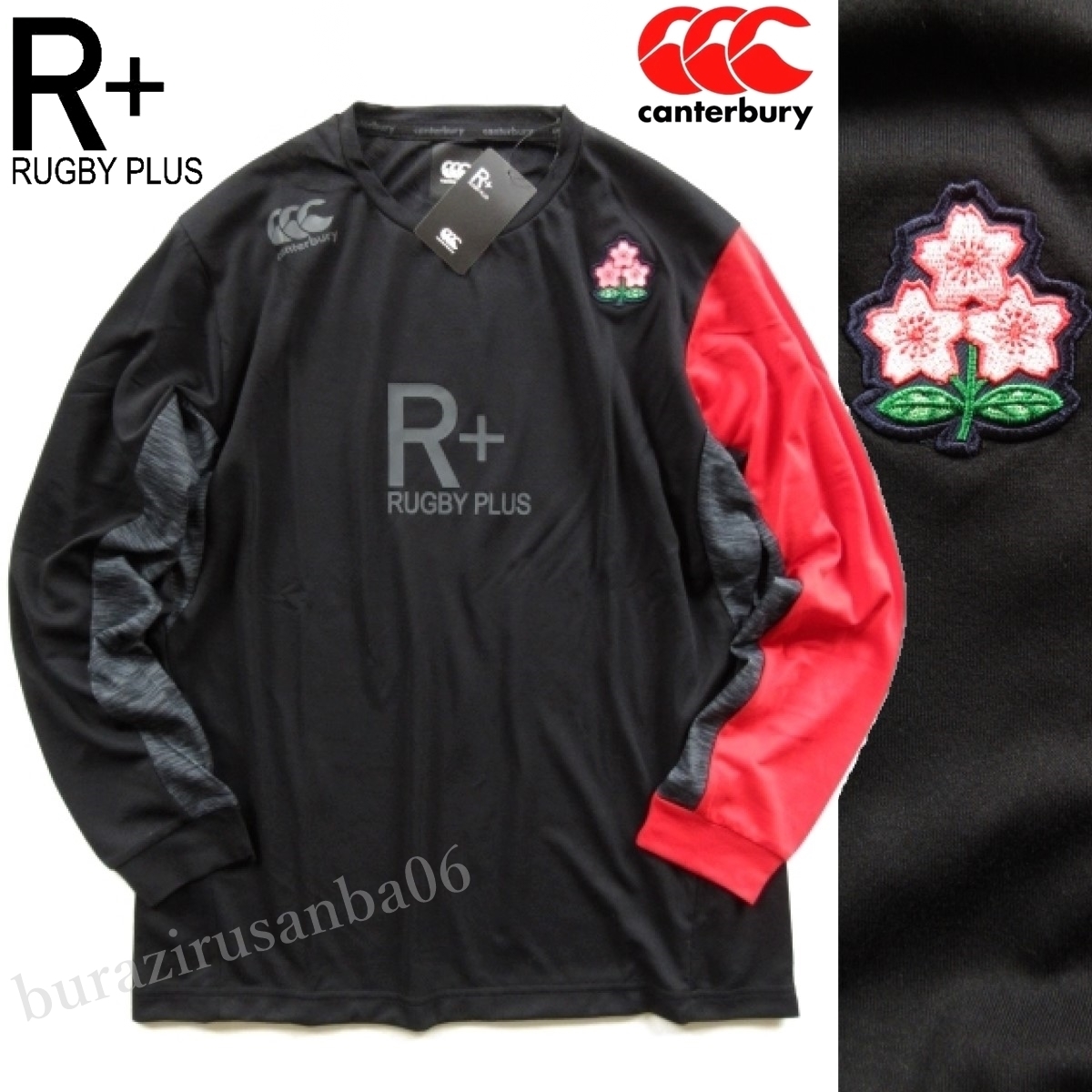 ☆ カンタベリー CANTERBURY ニュージーランド 長袖 コットン ラガー 