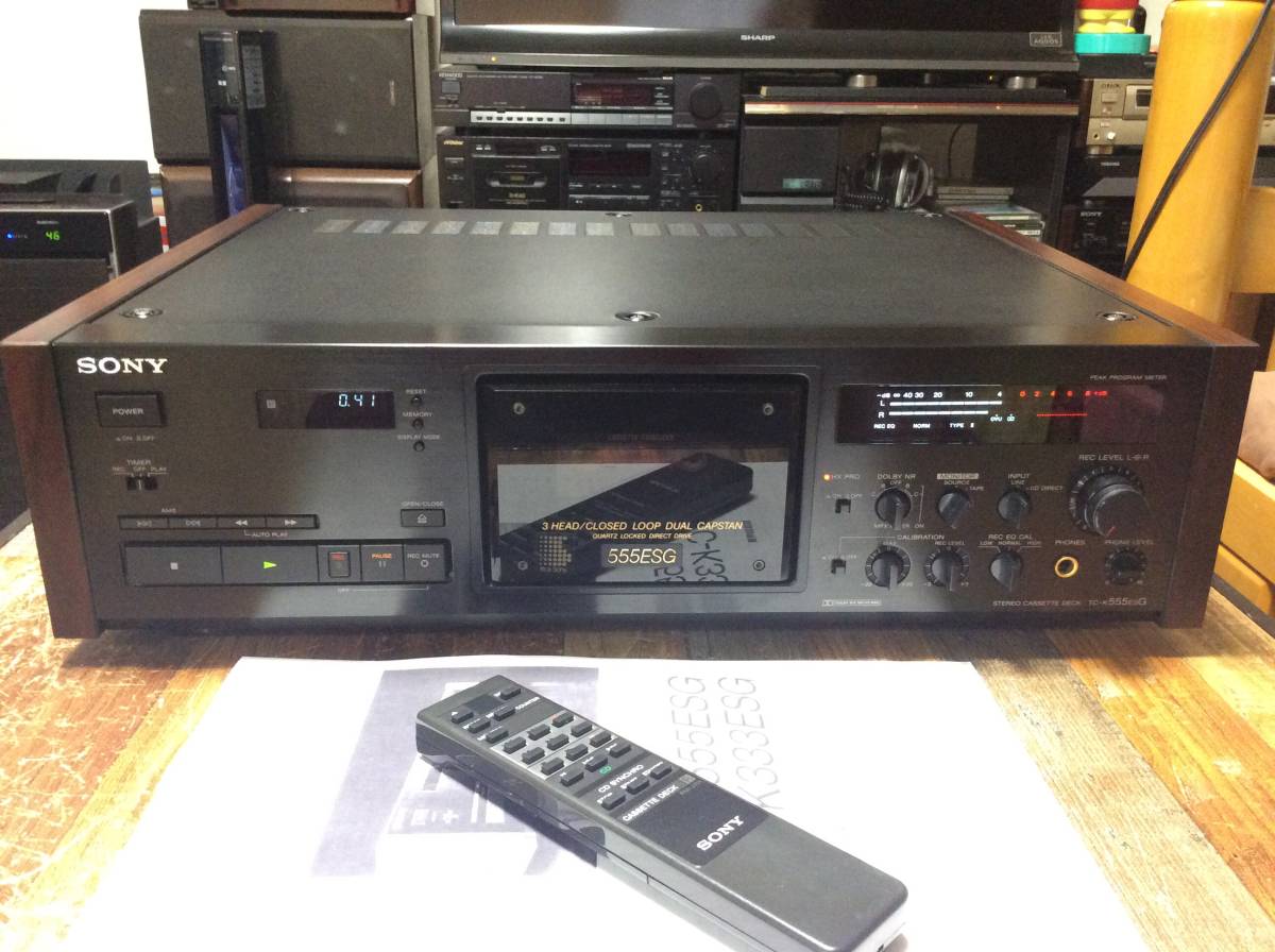 整備品 ・美品 SONY TC-K555ESG・取説付き SONYTC-K555ESG 【公式通販】