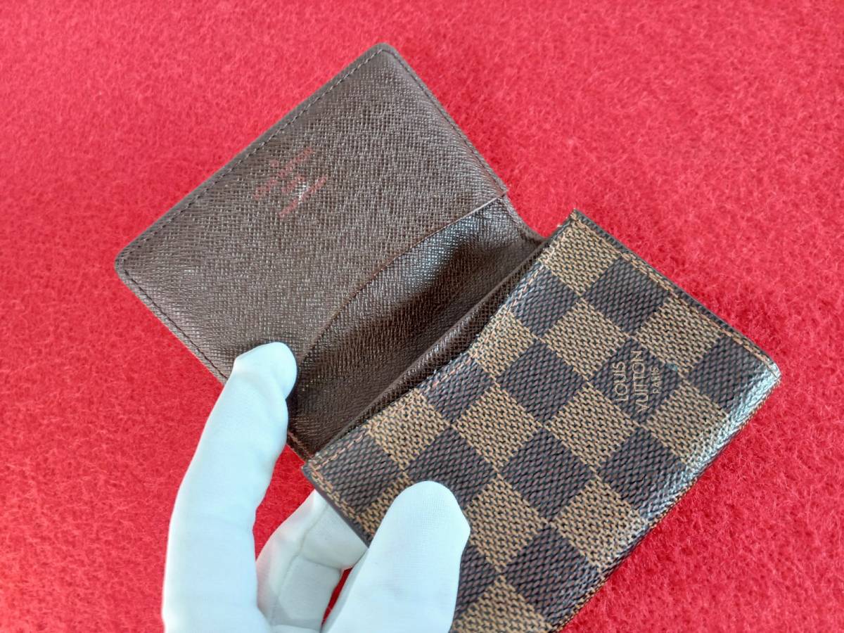 11564-00☆ルイヴィトン/LOUIS VUITTON ダミエ カードケース 名刺入れ