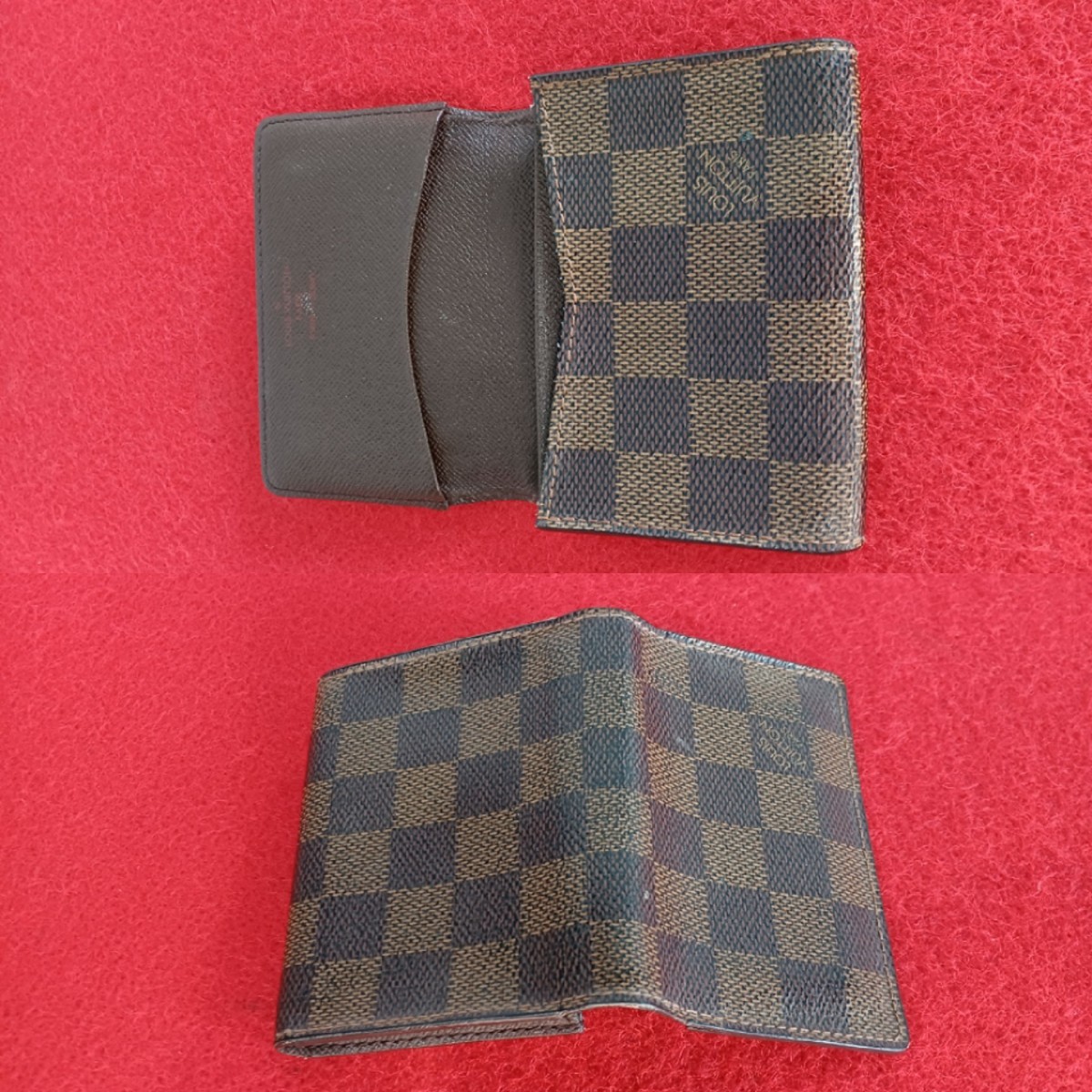 11564-00☆ルイヴィトン/LOUIS VUITTON ダミエ カードケース 名刺入れ
