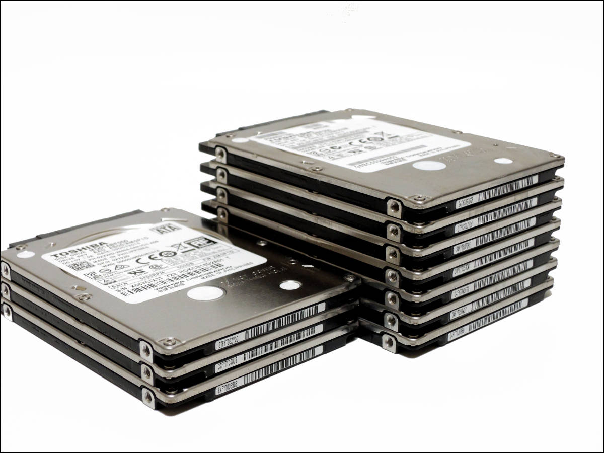 【格安，人気セール】 TOSHIBA 2.5インチHDD 500GB 7mm SATA 10個セット B #11688(500GB～)｜売買されたオークション情報、yahooの商品情報をアーカイブ公開 - オークファン 2.5 SerialATA