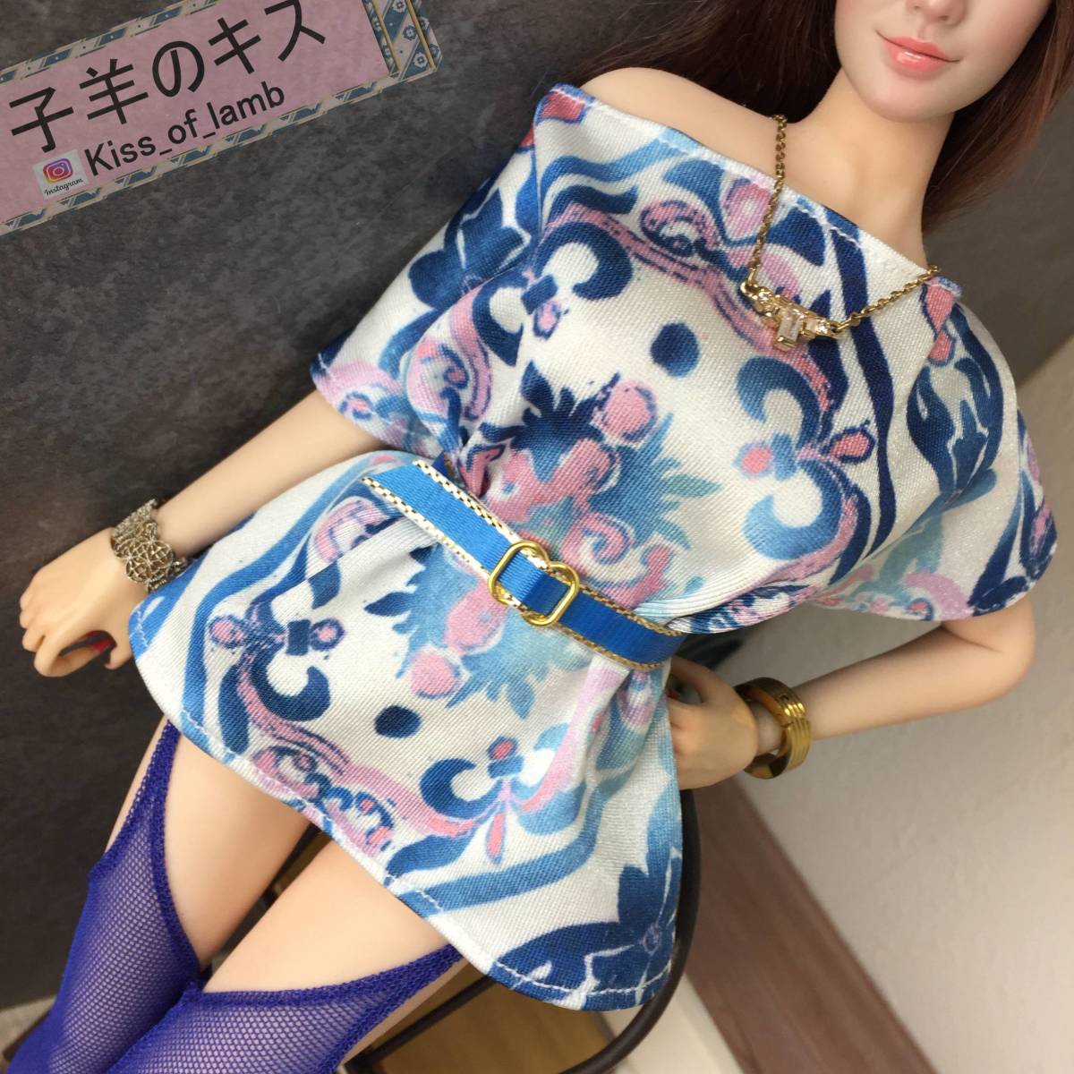 ワンピースとベルト２点セット　TBLeague　S07C/S09C/S10D/S12D対応サイズ