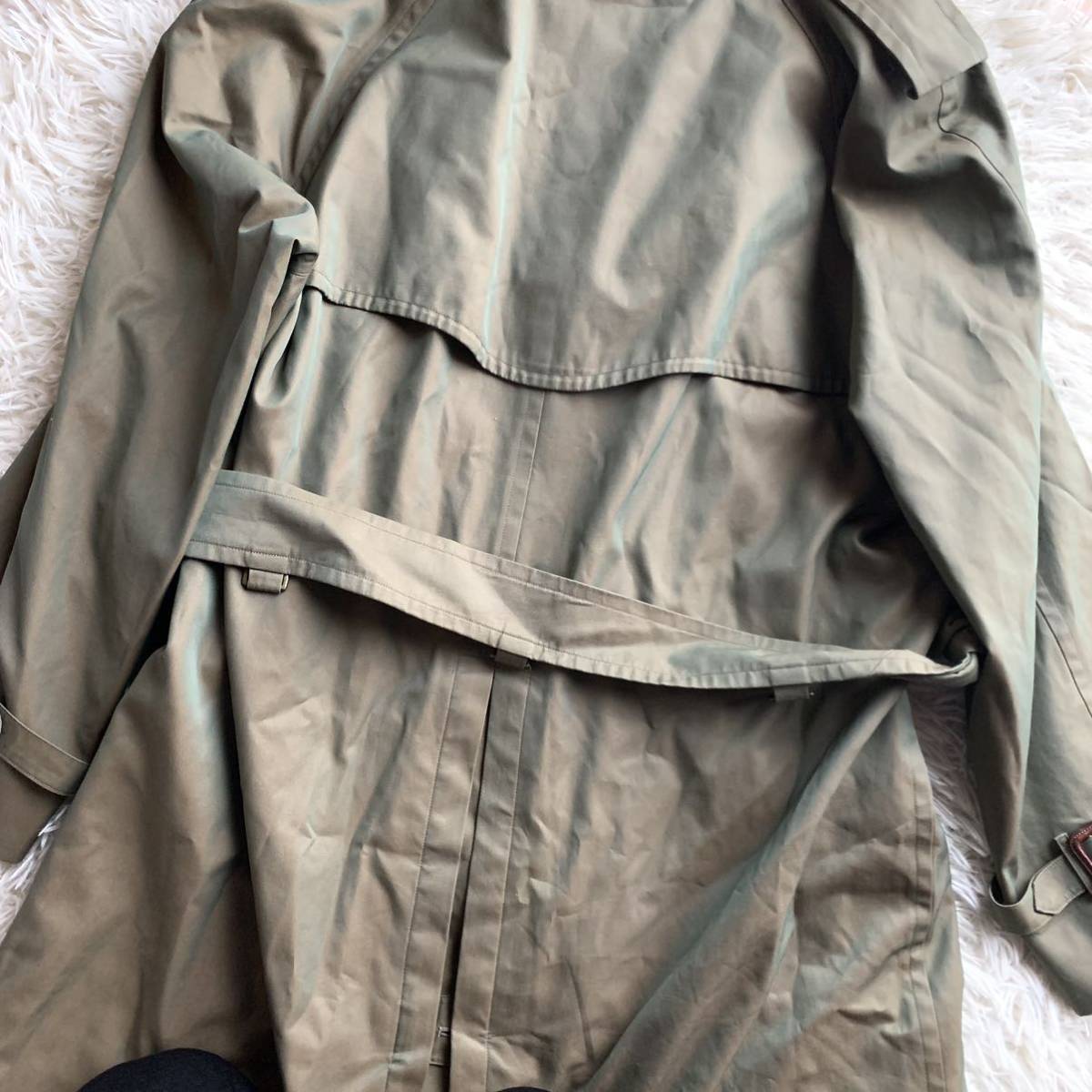 XL相当☆美品】バーバリー BURBERRY トレンチコート ロング丈 ノバ