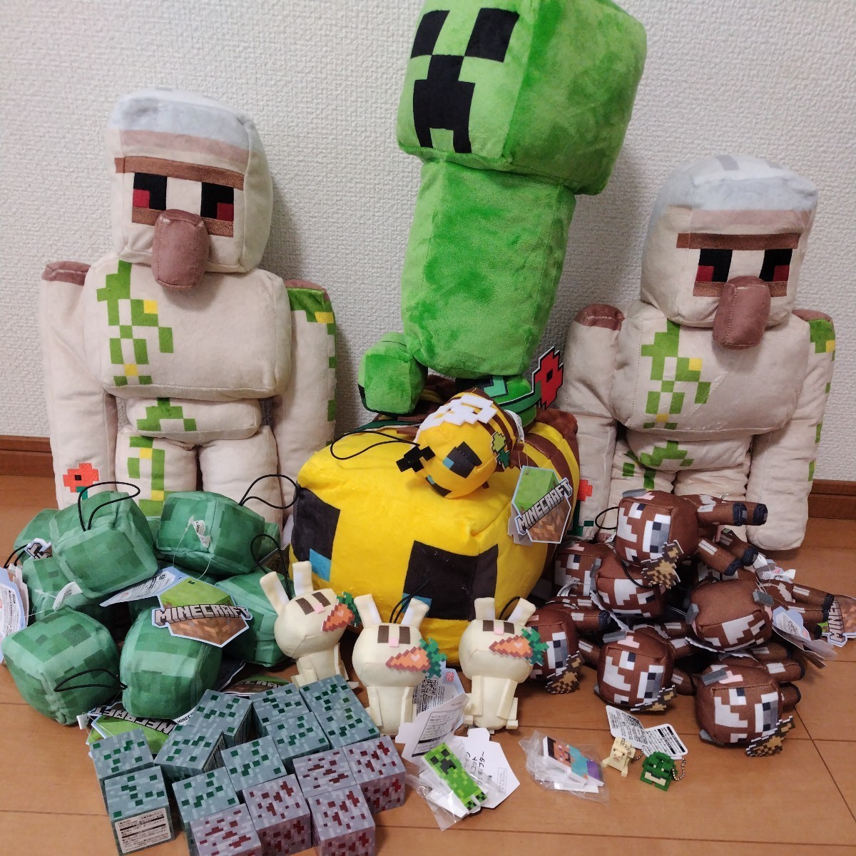 マインクラフト ぬいぐるみ マスコット 鉱石ブロック クリップ 