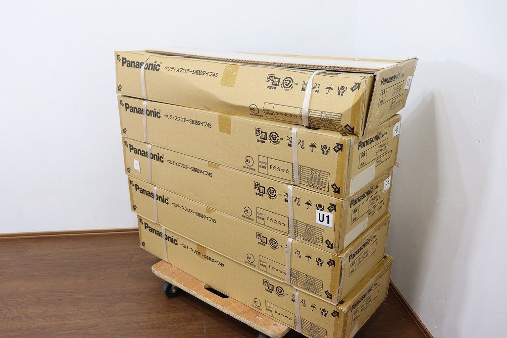 大得価，格安 S2646 Panasonic 床 フローリング 4ケース+17枚 1ケース24枚入 3.16m2 ホワイトオーク ベリティスフロアーS直貼タイプ45(床材)｜売買されたオークション情報、yahooの商品情報をアーカイブ公開 - オー 内装材料一般