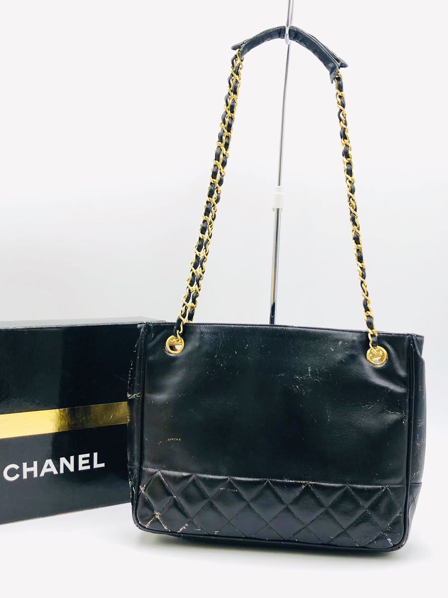 A436 1円～ CHANEL シャネル ラムスキン ココマーク マトラッセ