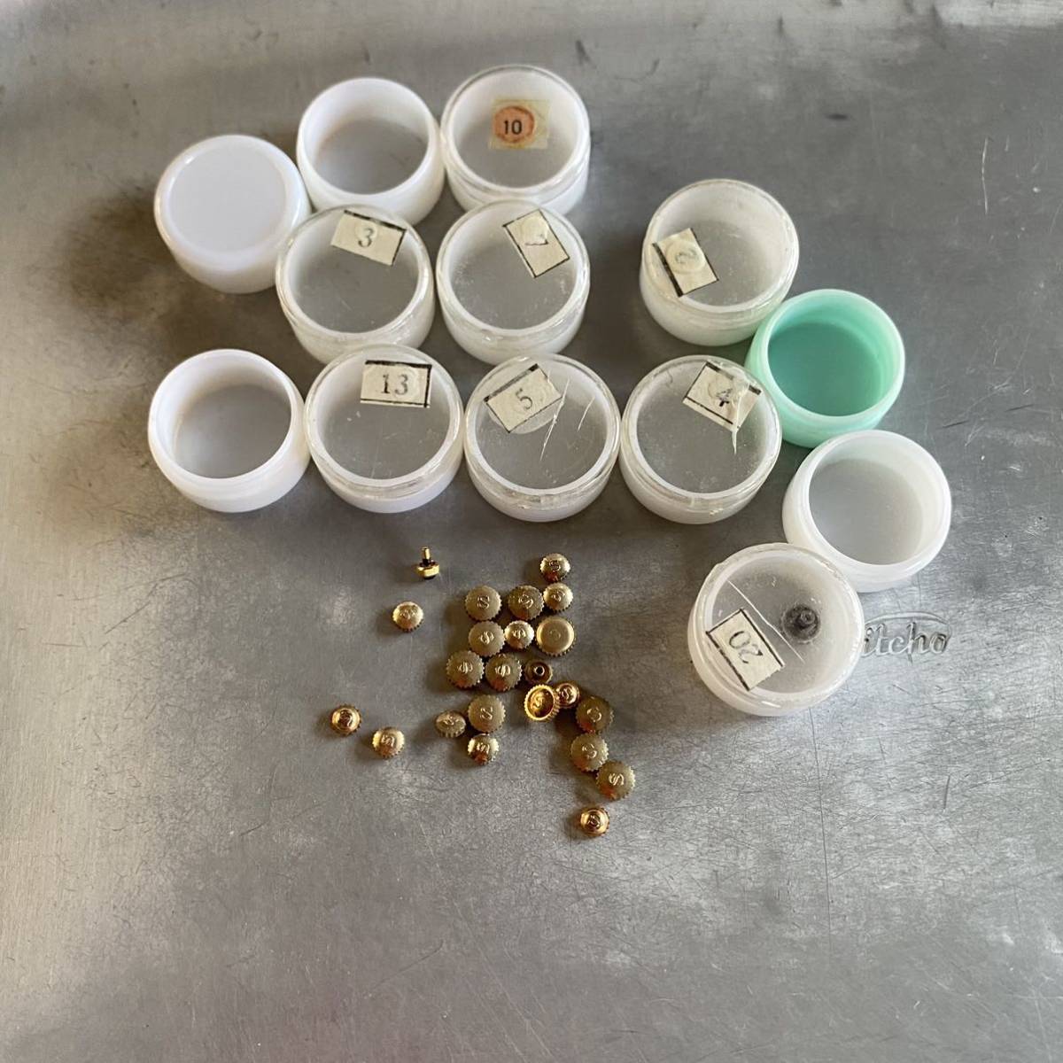 ジャンク時計 時計部品 リューズ 龍頭 まとめて セイコー SEIKO Sマーク KSあり