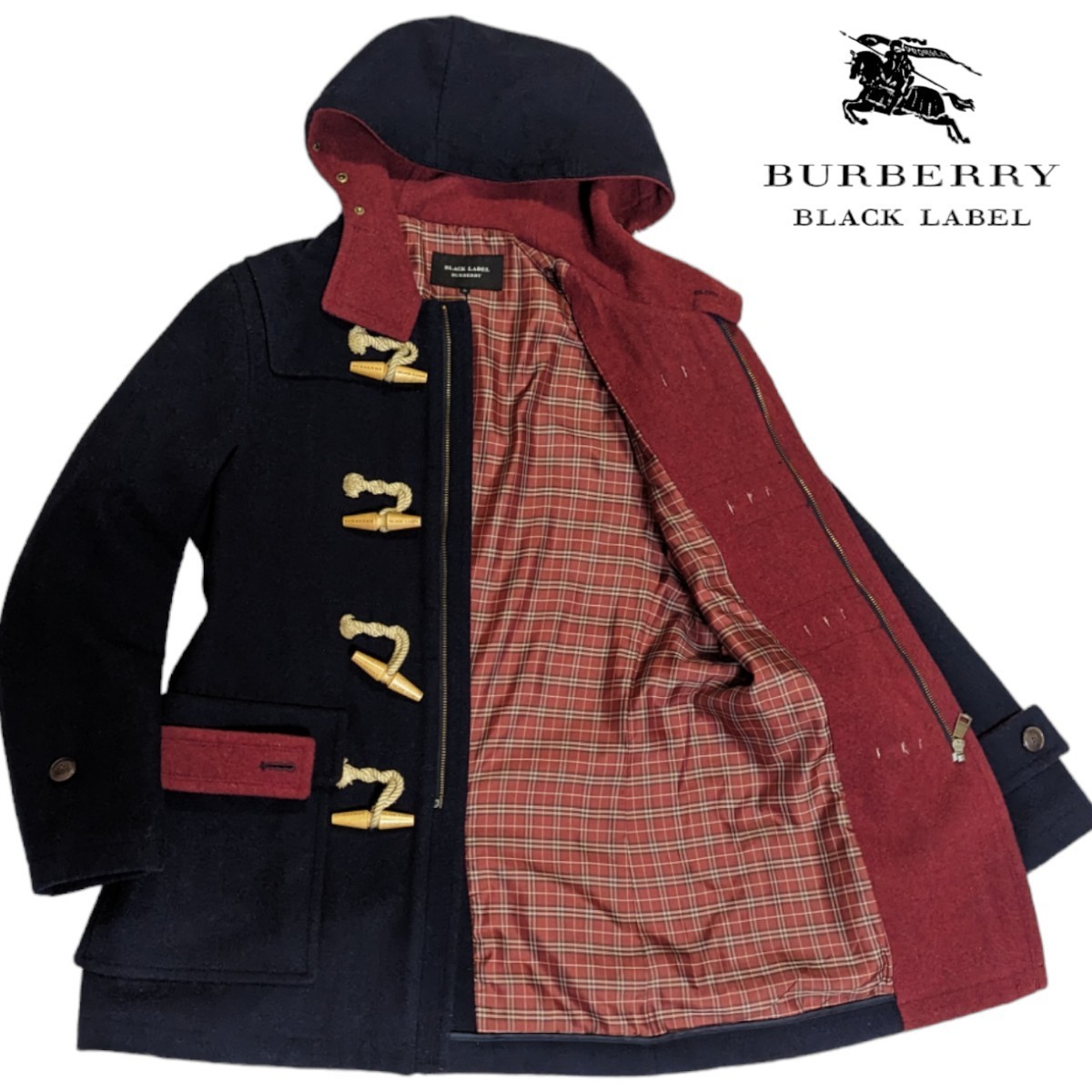 ダッフルコートの通販 BURBERRY BLACK バーバリーブラックレーベル