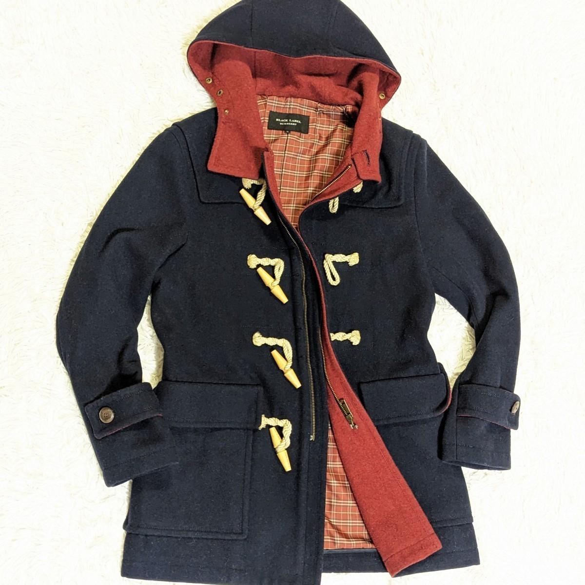 ダッフルコートの通販 BURBERRY BLACK バーバリーブラックレーベル