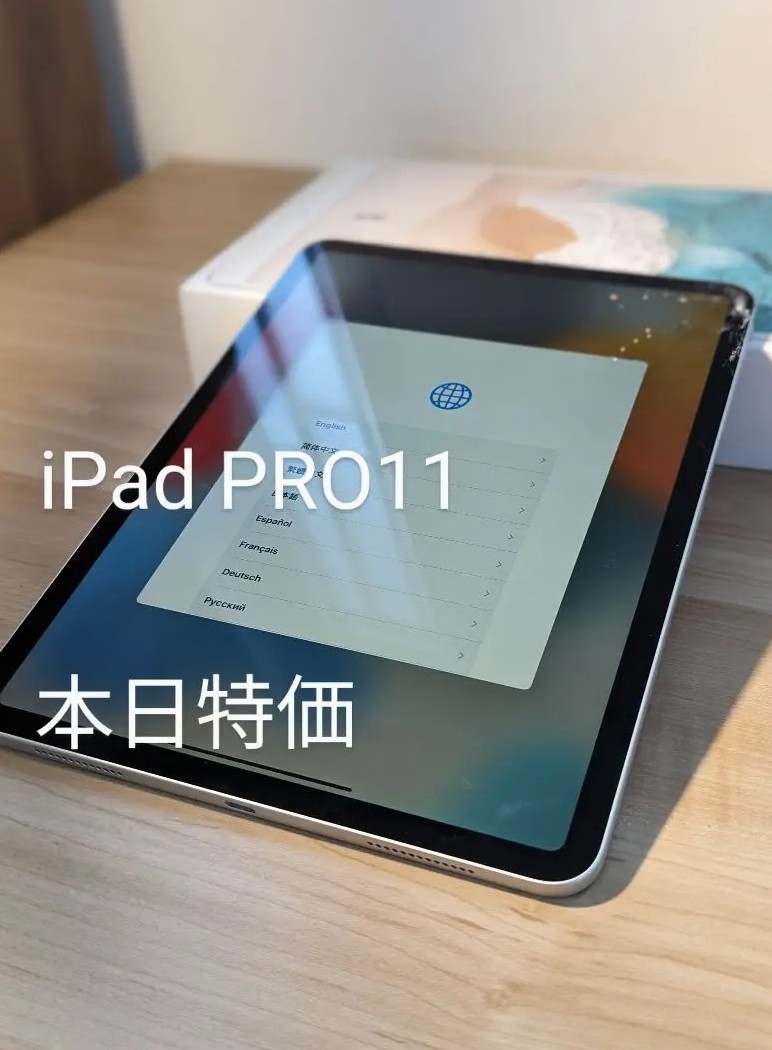 本日特価】Apple iPad Pro 11インチ 64GB シルバー 【公式通販】