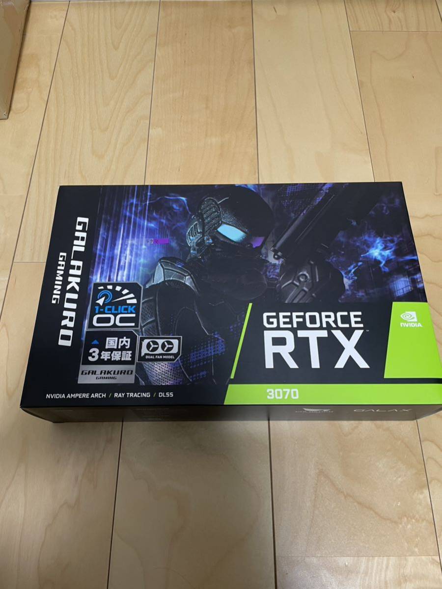 玄人志向 GALAKURO GAMING GeForce RTX 3070 GG-RTX3070-E8GB/OC/DF2