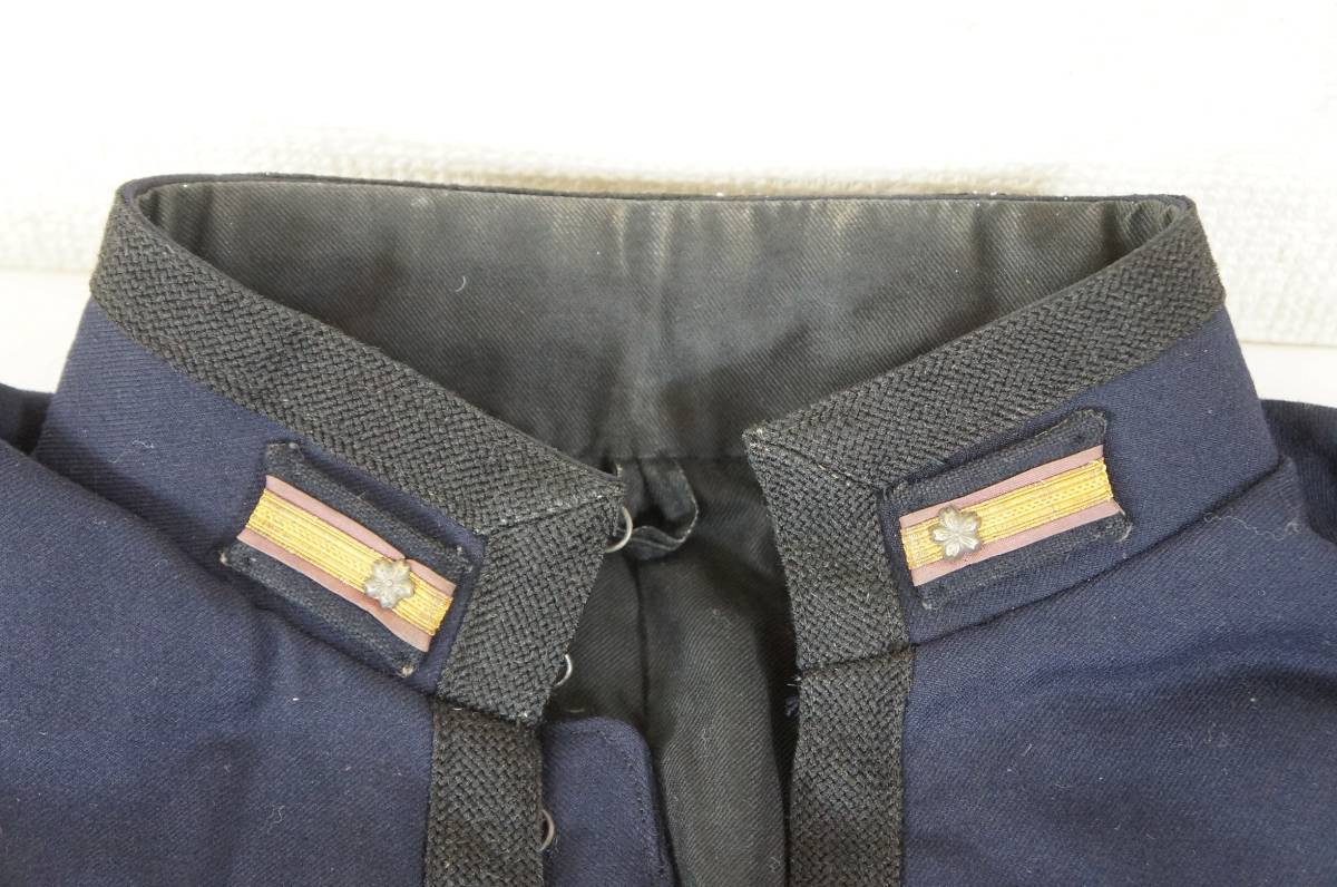① 旧日本軍 海軍 第一種軍装 礼服 襟章 上下 制服 軍物 当時