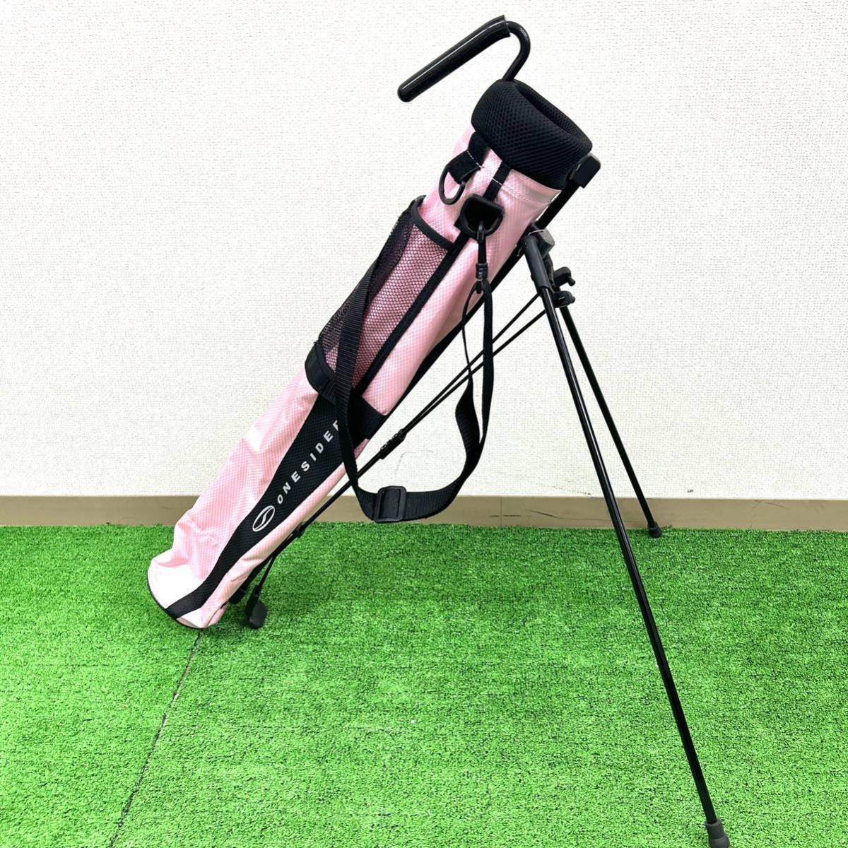 ゴルフ　セルフスタンドバッグ　ピンク 　ONESIDER ゴルフ セルフスタンドバッグ ピンク ONESIDER 【公式通販】