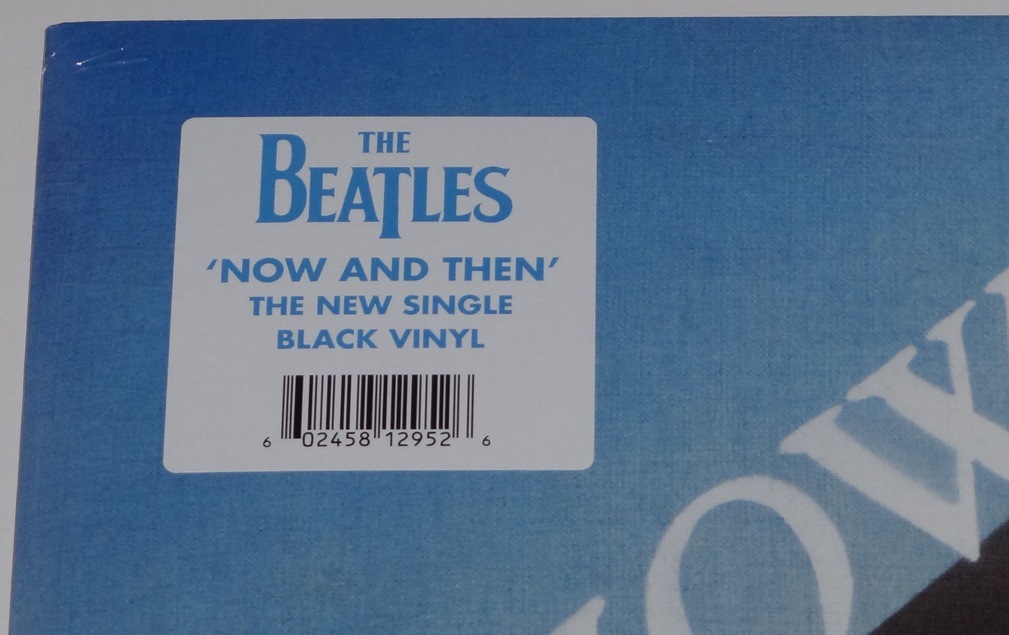 未使用 12インチ The Beatles Now and Then 12inch Black Vinyl 輸入盤 レコード ザ・ビートルズ ナウ・アンド・ゼン