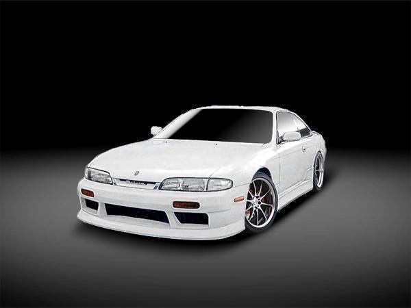 S14 14 シルビア 前期 エアロ フロント バンパー スポイラー シンプル 
