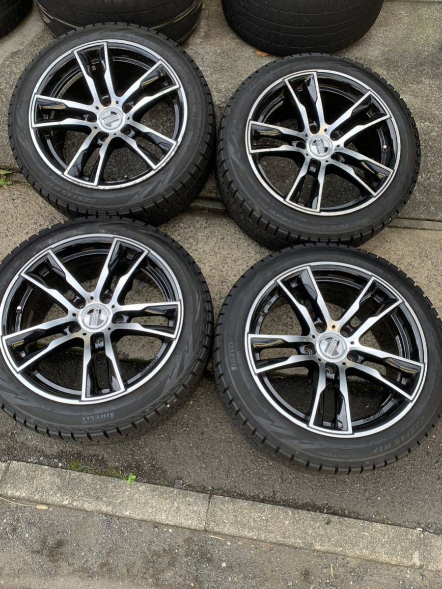 ケレナーズ225/55R17ホイール＆スタッドレス2/4本セット KELLENERS Jr GF5 17インチ X-ICE XI3 225/55R17 97H スタッドレス