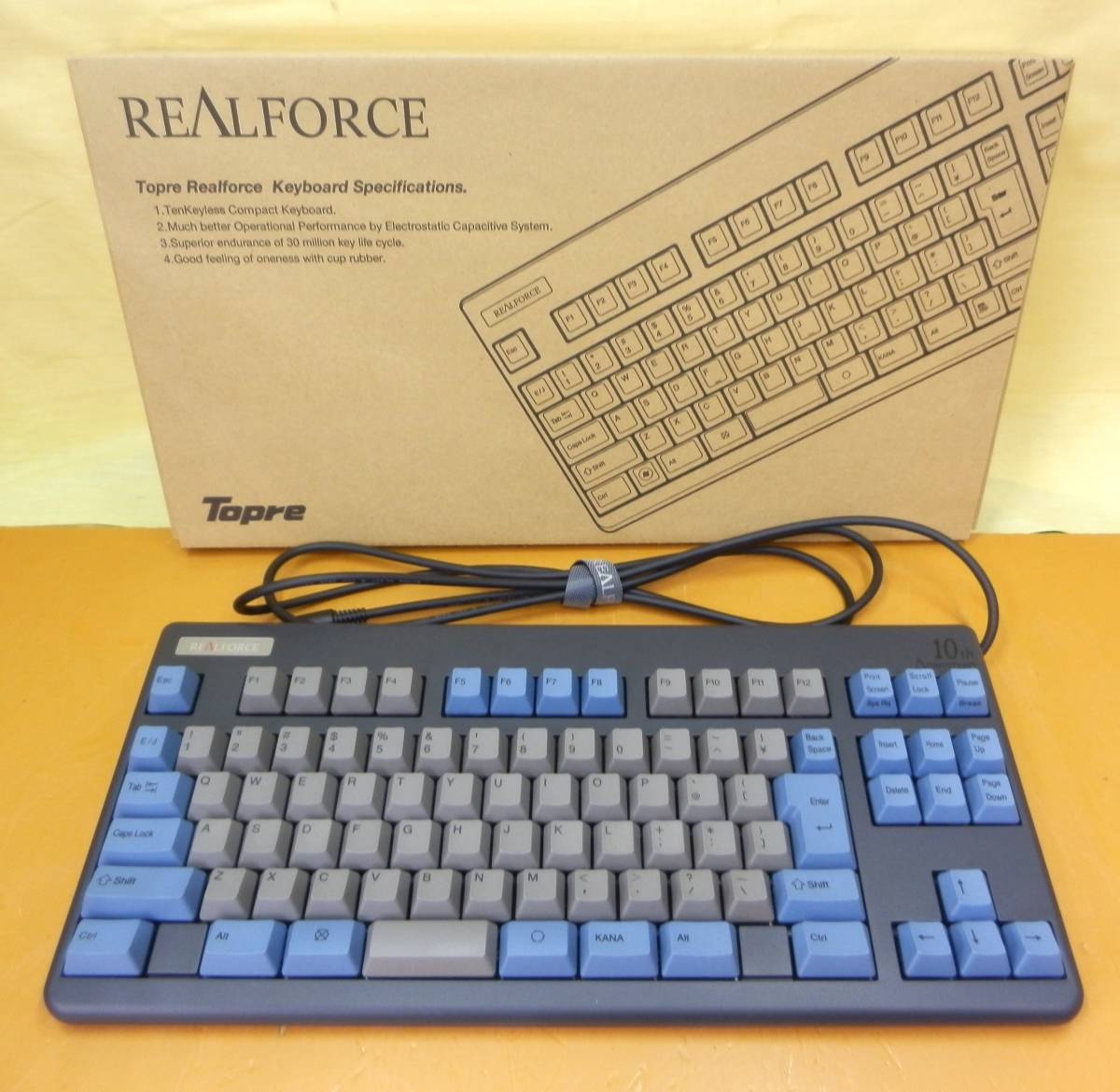 ☆3004 東プレ Topre Realforce 89S-10th ND31BS PS/2キーボード